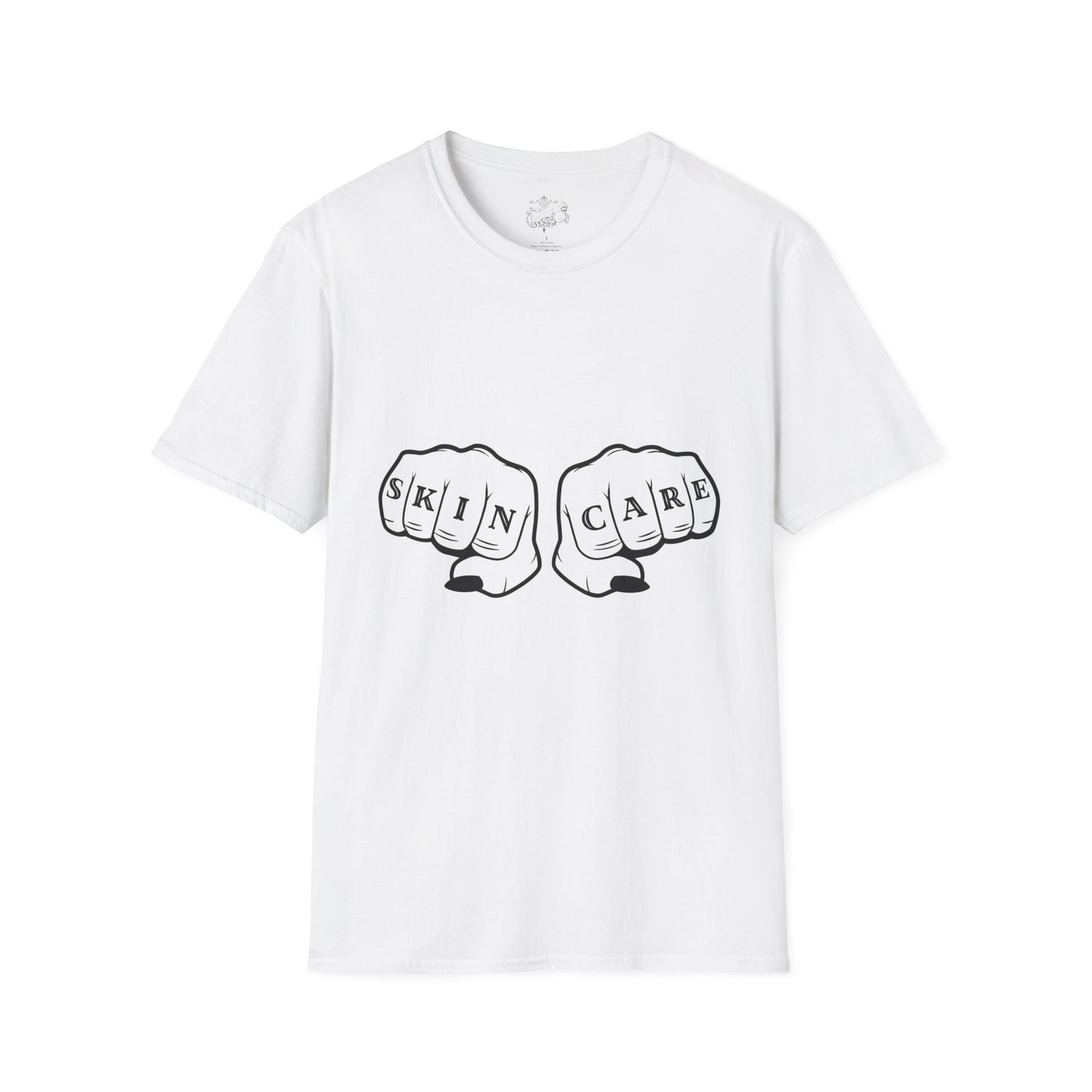 'SKIN CARE' Knuckle Tattoo T-Shirt