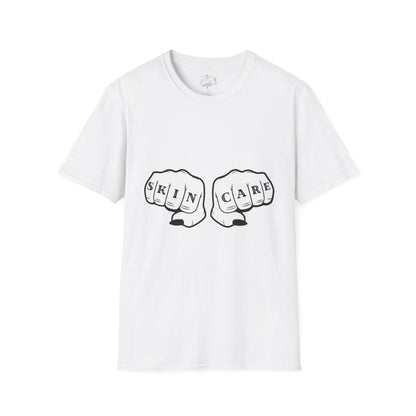 'SKIN CARE' Knuckle Tattoo T-Shirt