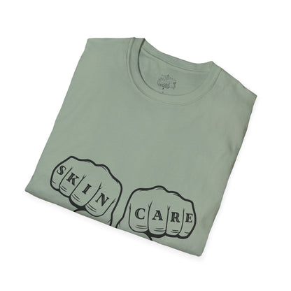 'SKIN CARE' Knuckle Tattoo T-Shirt