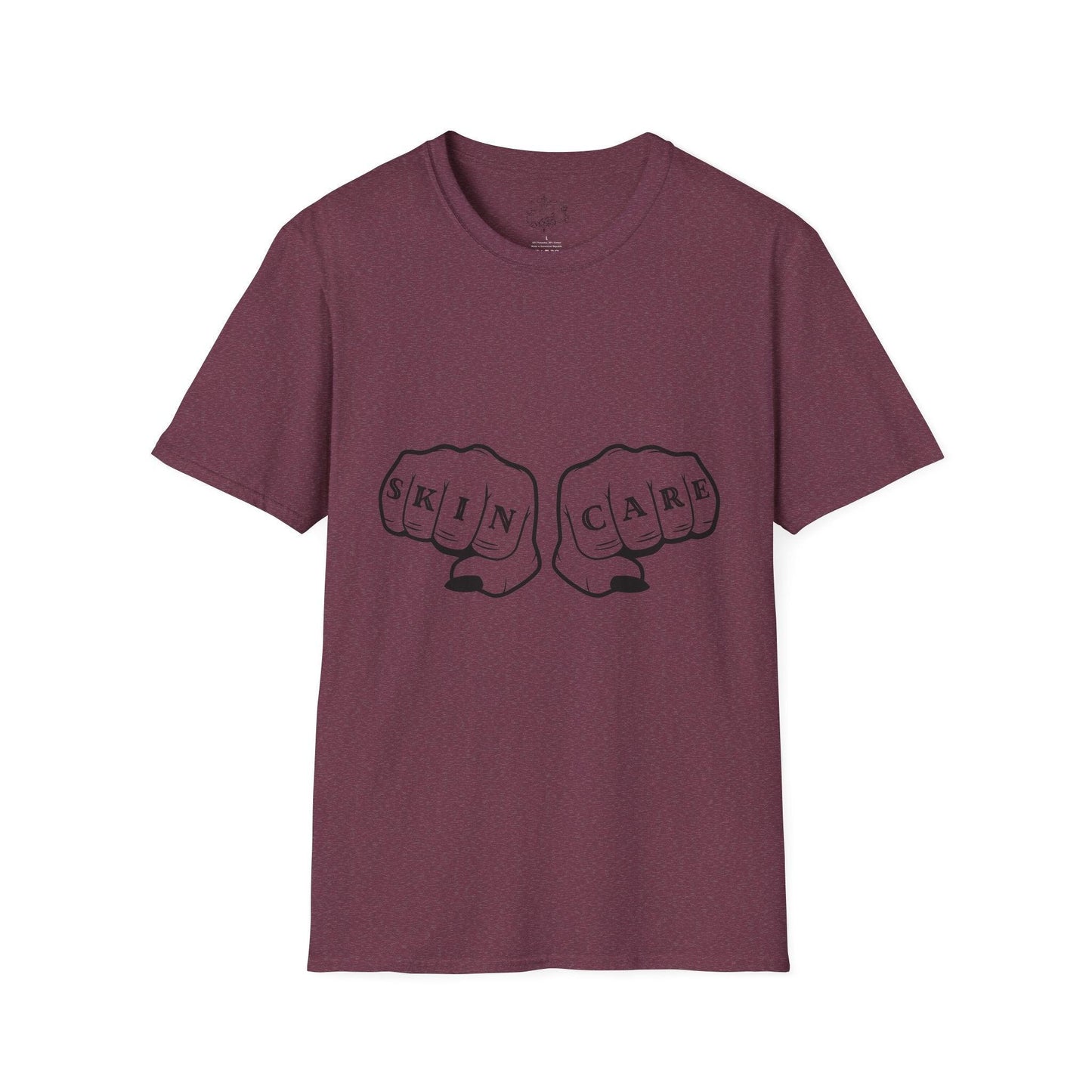 'SKIN CARE' Knuckle Tattoo T-Shirt - Overt Beauty Bar