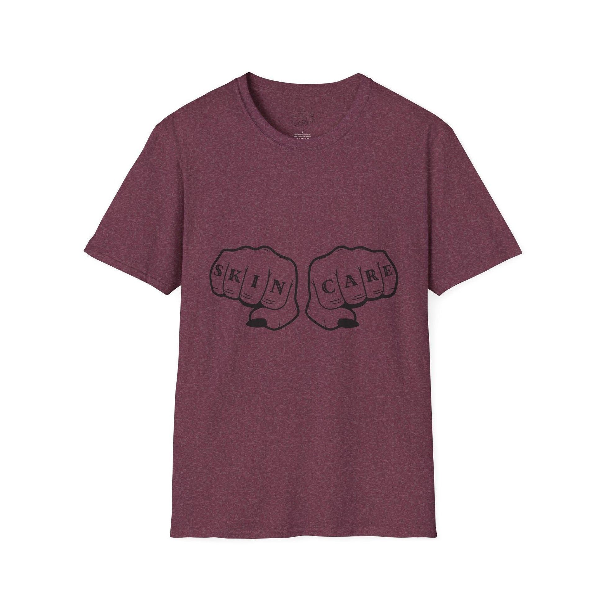 'SKIN CARE' Knuckle Tattoo T-Shirt - Overt Beauty Bar