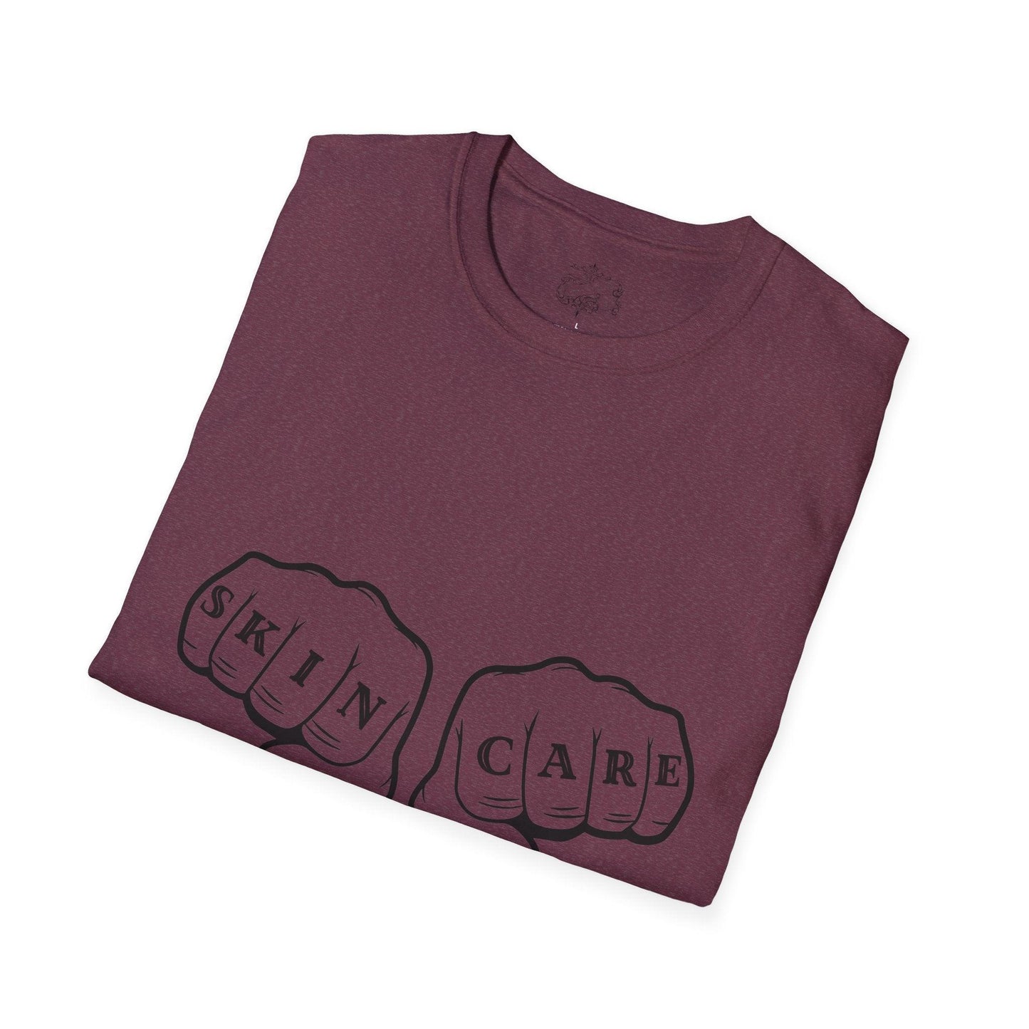 'SKIN CARE' Knuckle Tattoo T-Shirt - Overt Beauty Bar