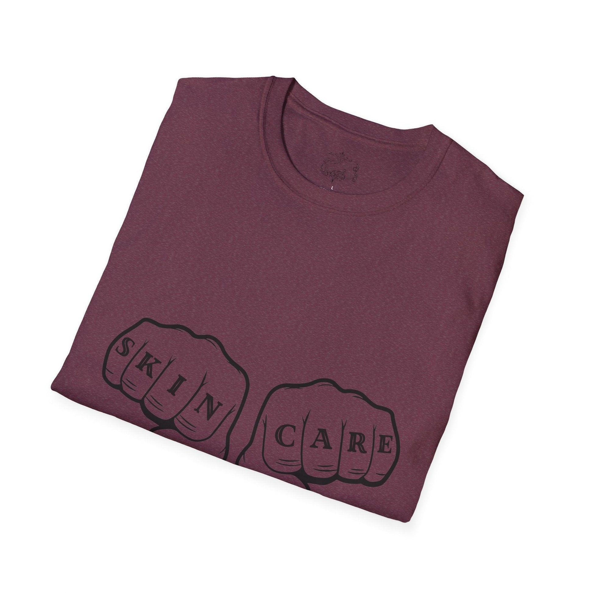 'SKIN CARE' Knuckle Tattoo T-Shirt - Overt Beauty Bar