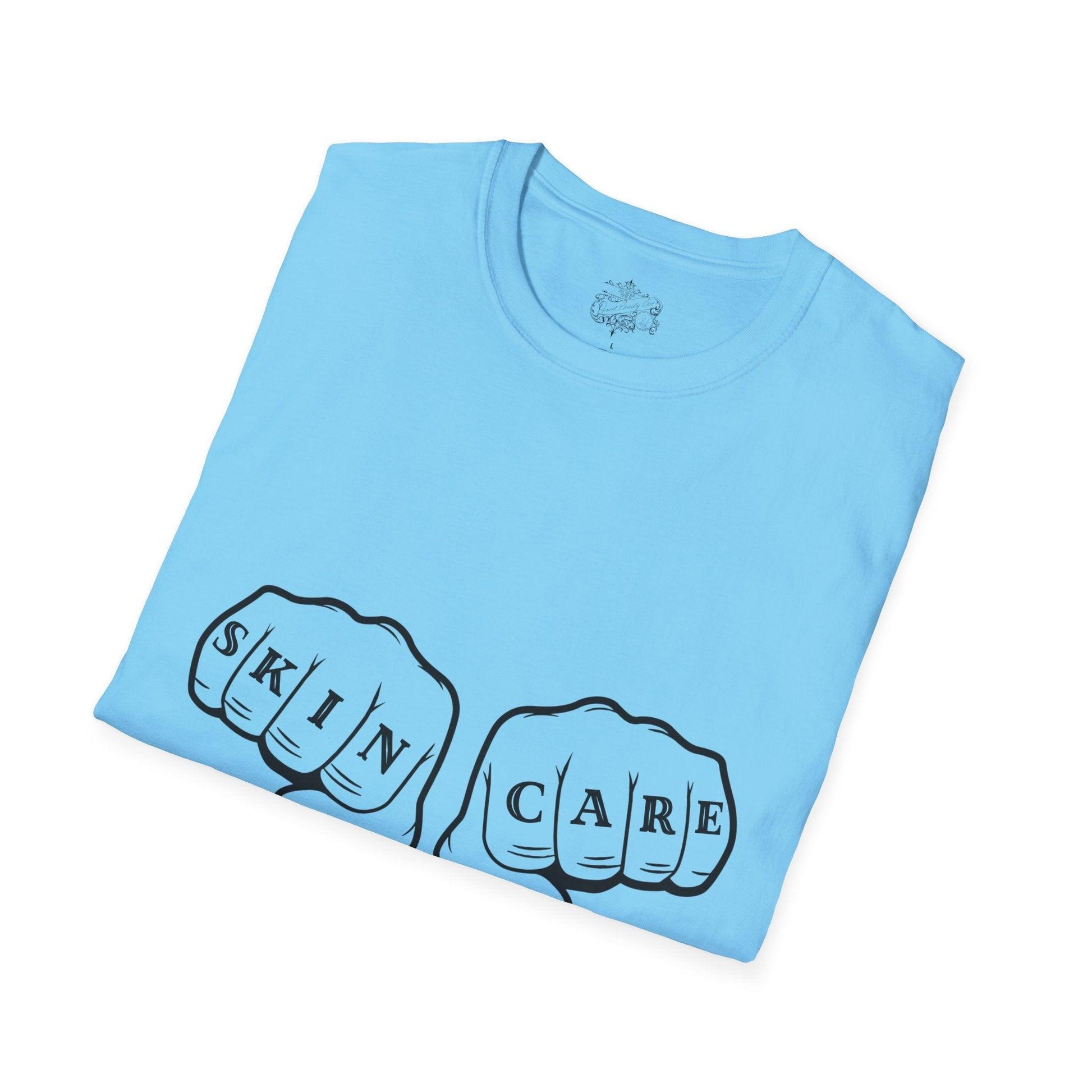 'SKIN CARE' Knuckle Tattoo T-Shirt - Overt Beauty Bar