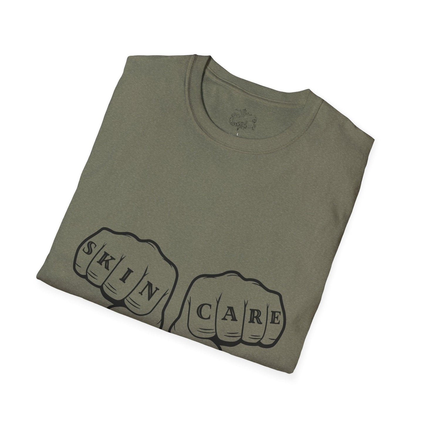 'SKIN CARE' Knuckle Tattoo T-Shirt - Overt Beauty Bar