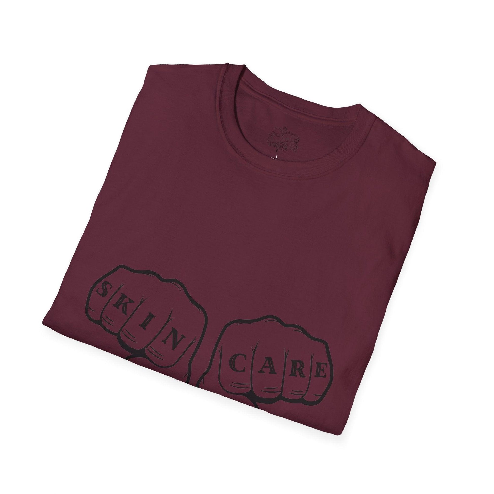 'SKIN CARE' Knuckle Tattoo T-Shirt - Overt Beauty Bar
