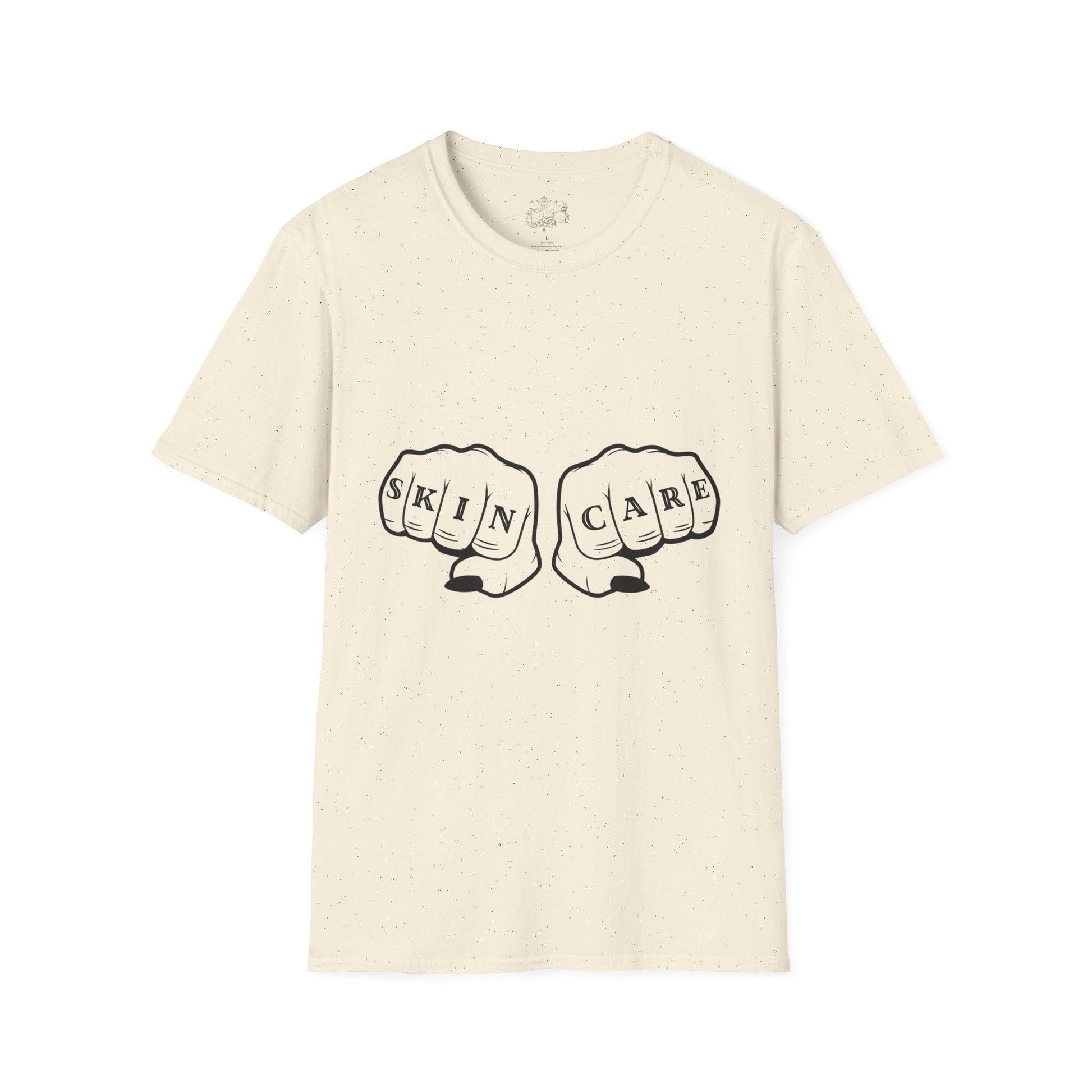 'SKIN CARE' Knuckle Tattoo T-Shirt - Overt Beauty Bar