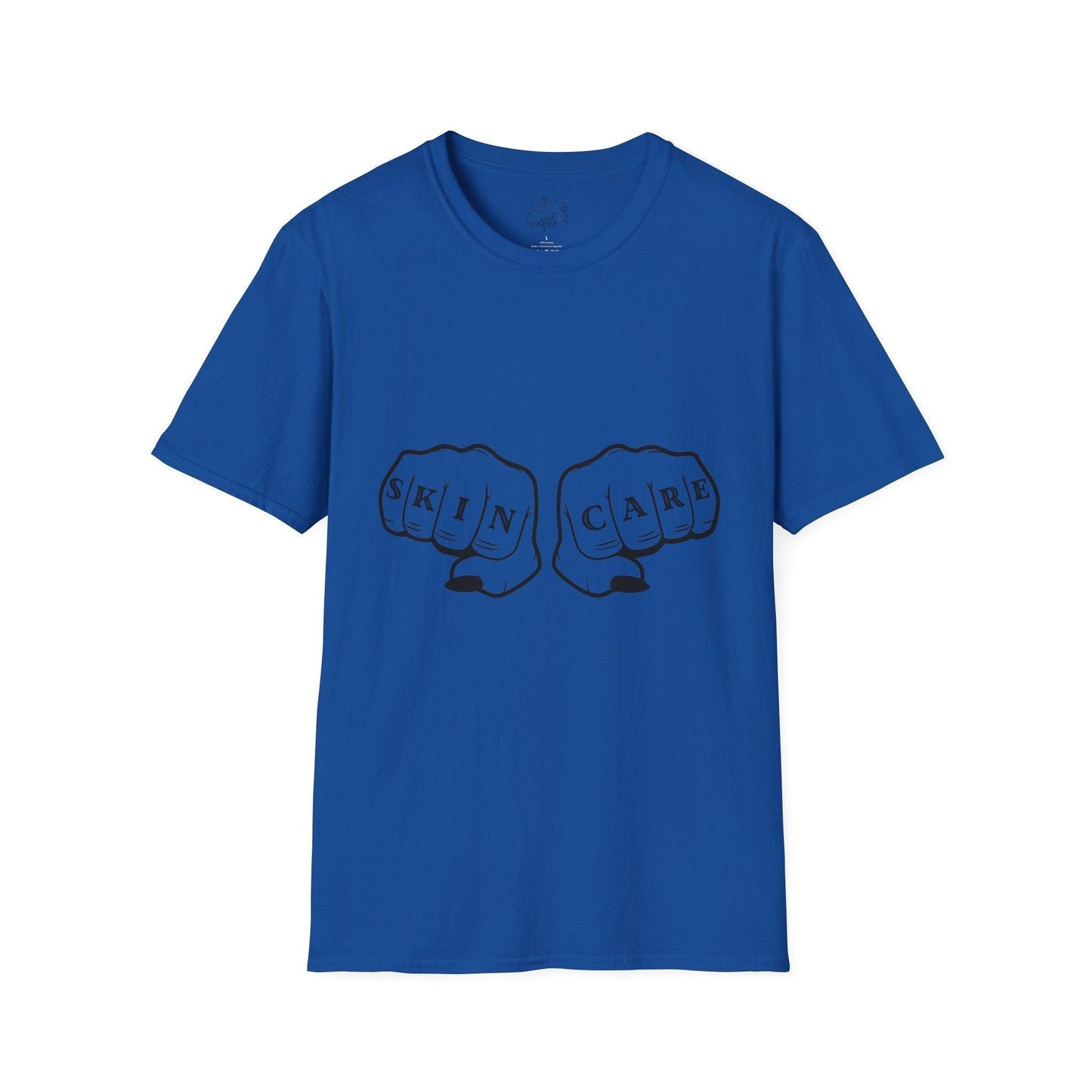 'SKIN CARE' Knuckle Tattoo T-Shirt - Overt Beauty Bar