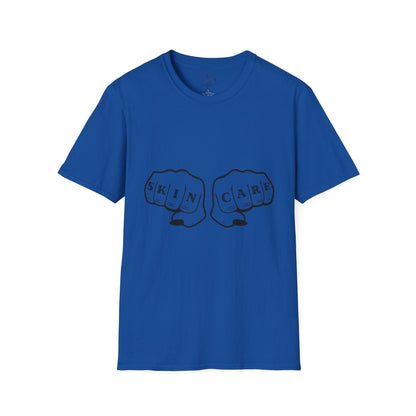 'SKIN CARE' Knuckle Tattoo T-Shirt - Overt Beauty Bar