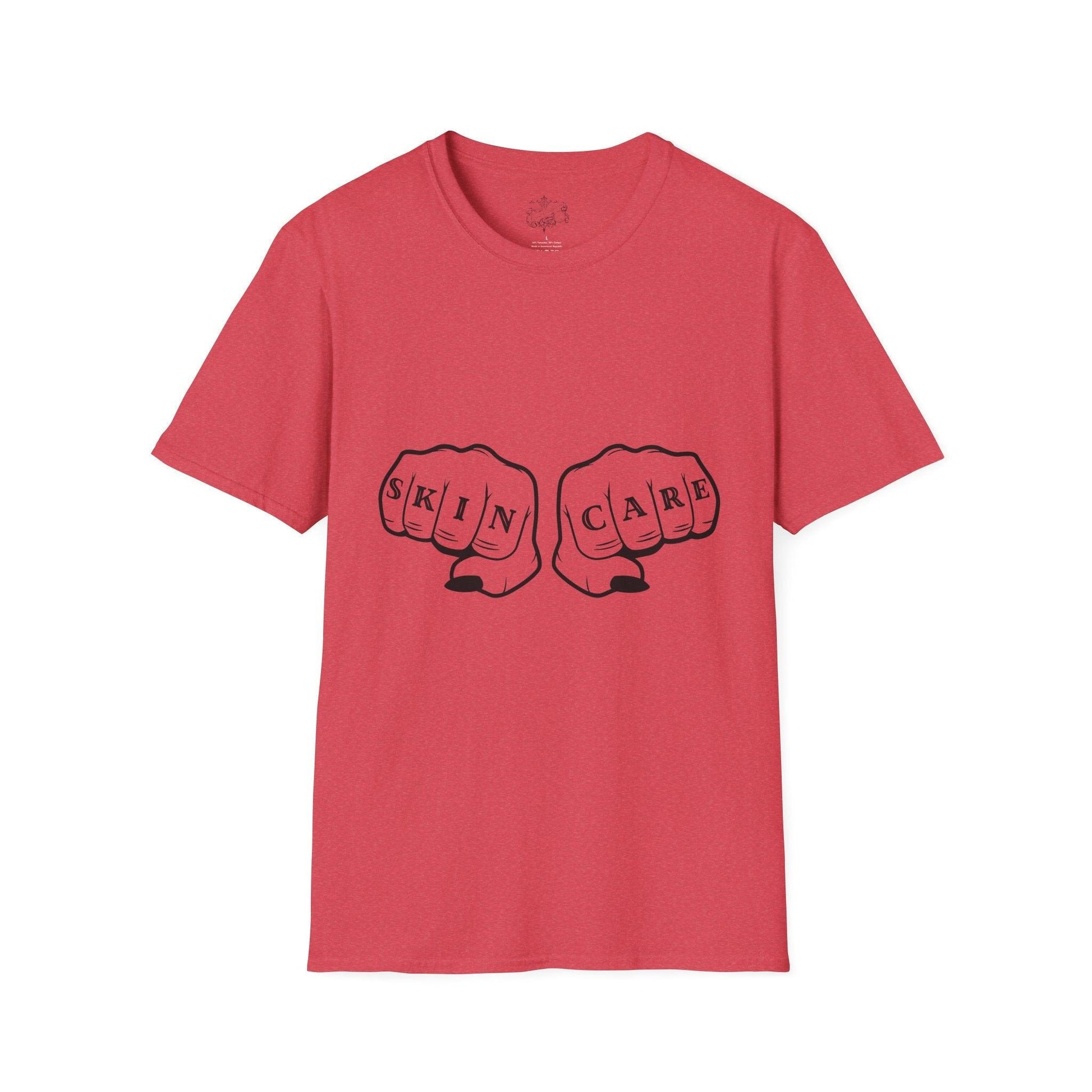 'SKIN CARE' Knuckle Tattoo T-Shirt - Overt Beauty Bar