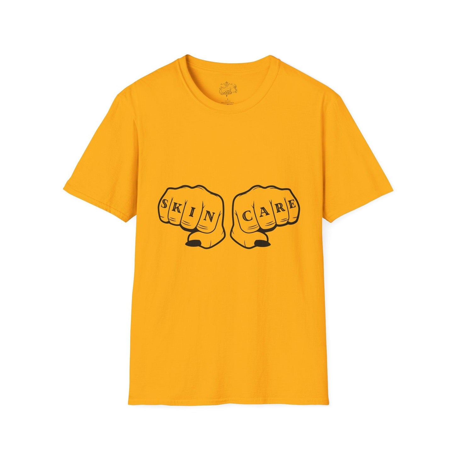 'SKIN CARE' Knuckle Tattoo T-Shirt - Overt Beauty Bar
