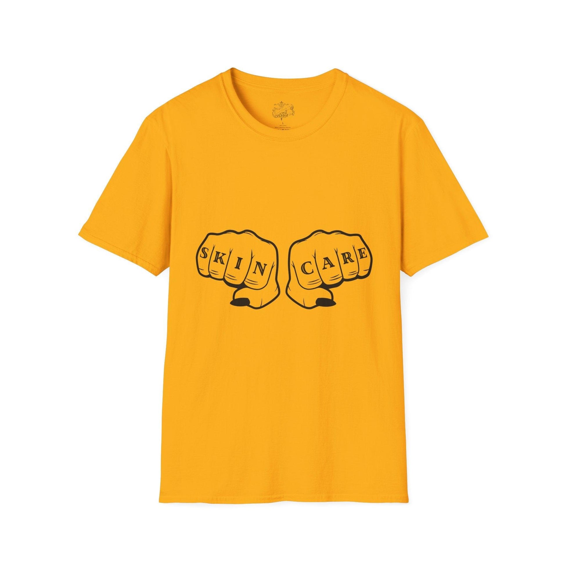 'SKIN CARE' Knuckle Tattoo T-Shirt - Overt Beauty Bar