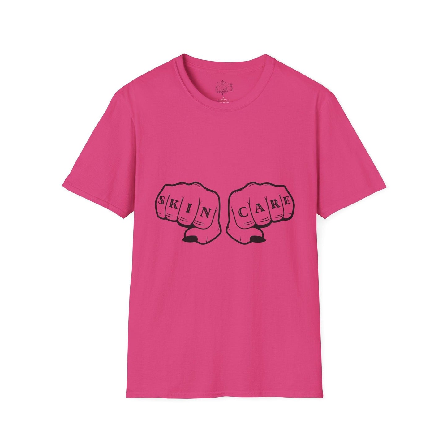 'SKIN CARE' Knuckle Tattoo T-Shirt - Overt Beauty Bar