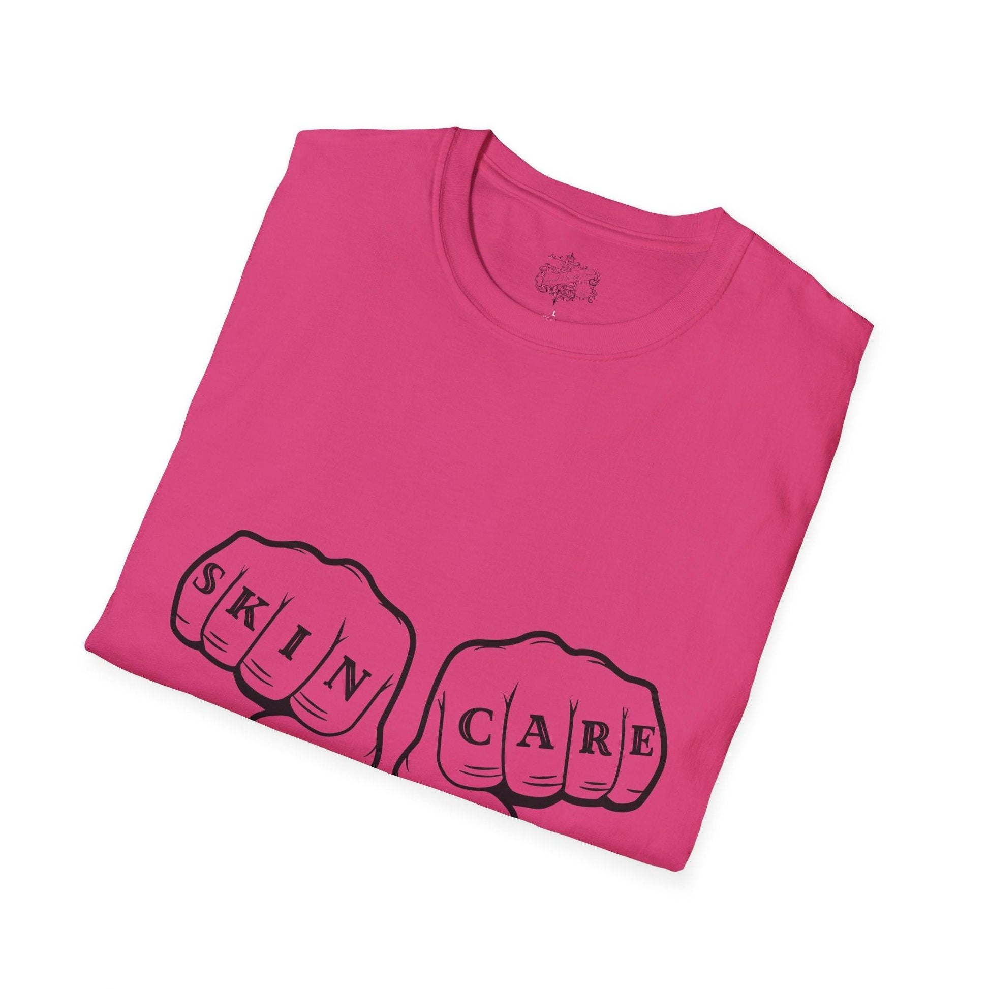 'SKIN CARE' Knuckle Tattoo T-Shirt - Overt Beauty Bar