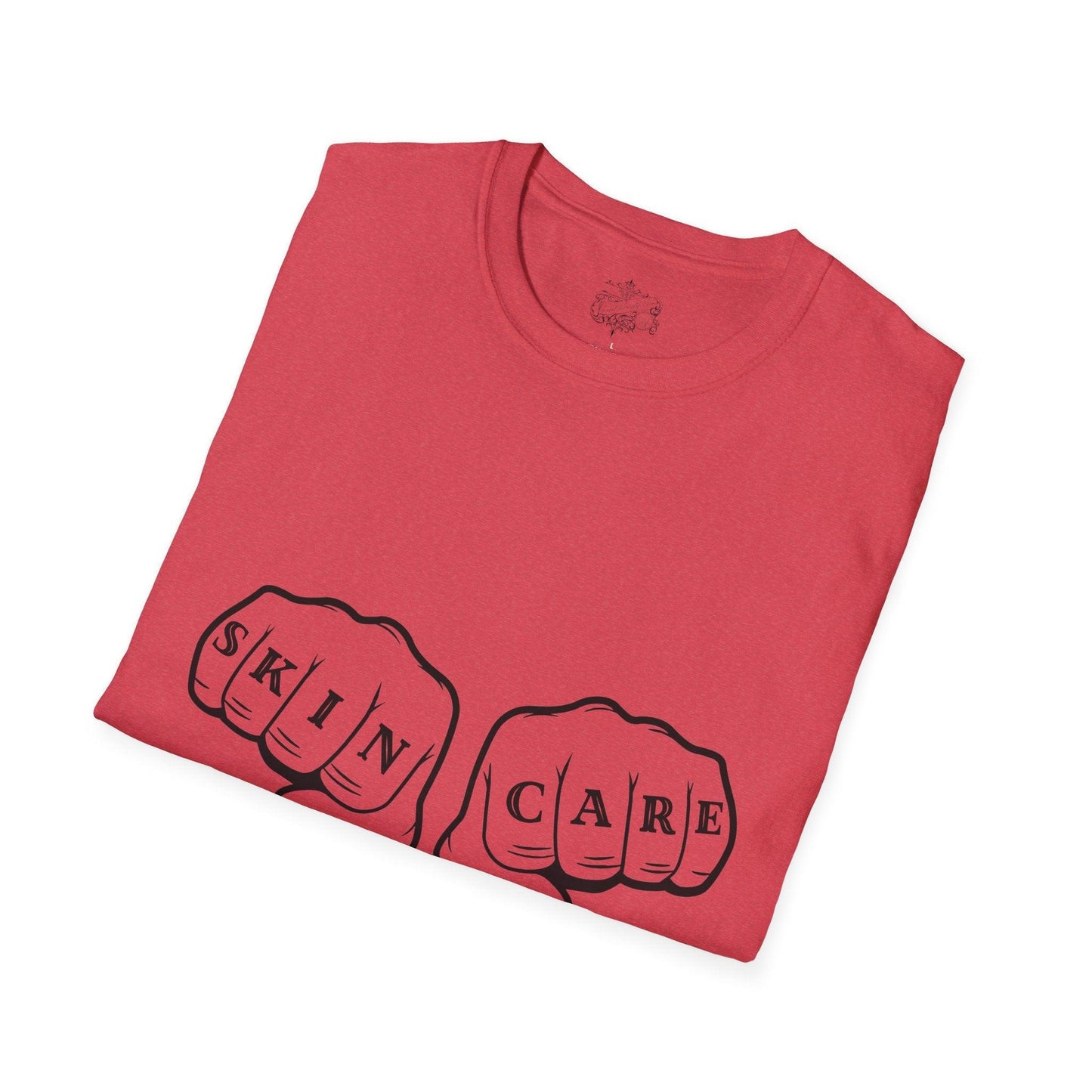 'SKIN CARE' Knuckle Tattoo T-Shirt - Overt Beauty Bar