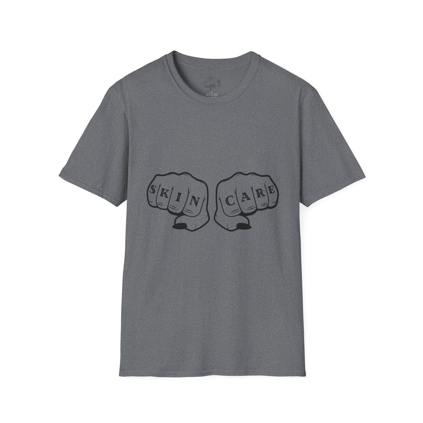 'SKIN CARE' Knuckle Tattoo T-Shirt - Overt Beauty Bar