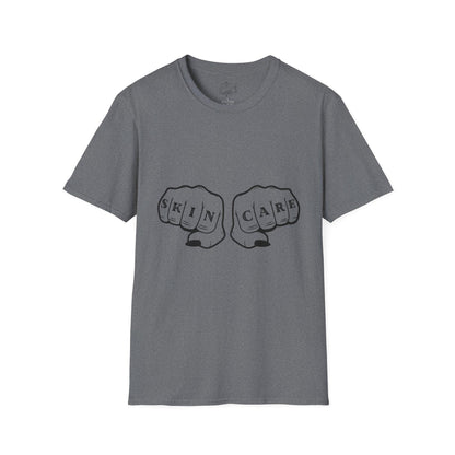'SKIN CARE' Knuckle Tattoo T-Shirt - Overt Beauty Bar