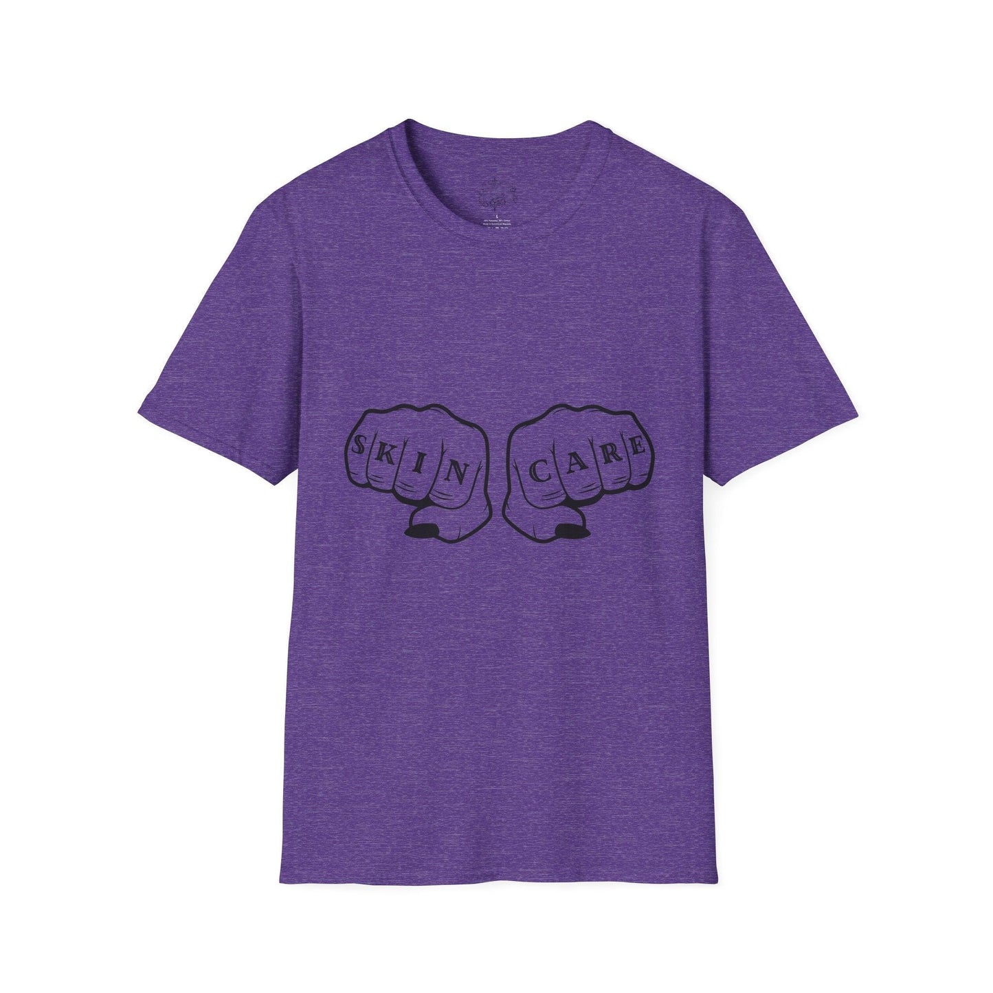 'SKIN CARE' Knuckle Tattoo T-Shirt - Overt Beauty Bar
