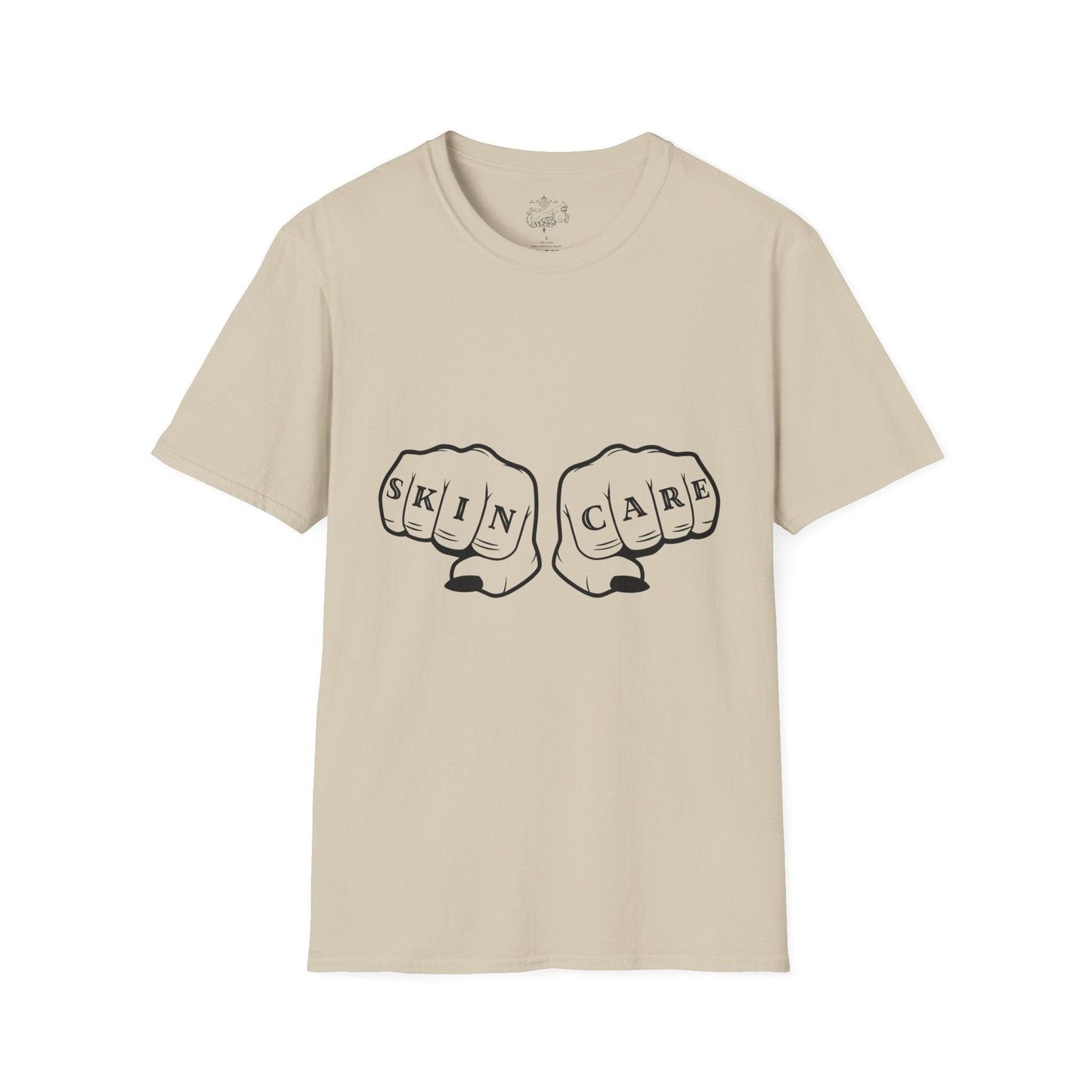 'SKIN CARE' Knuckle Tattoo T-Shirt - Overt Beauty Bar