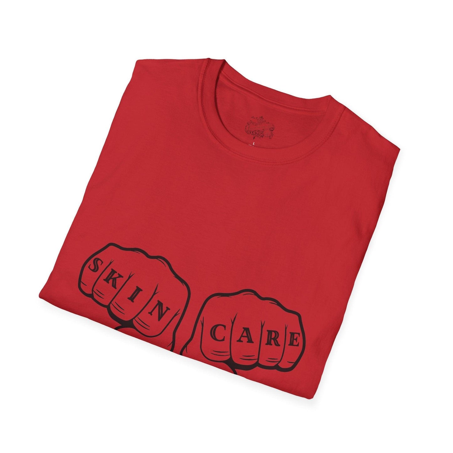 'SKIN CARE' Knuckle Tattoo T-Shirt - Overt Beauty Bar