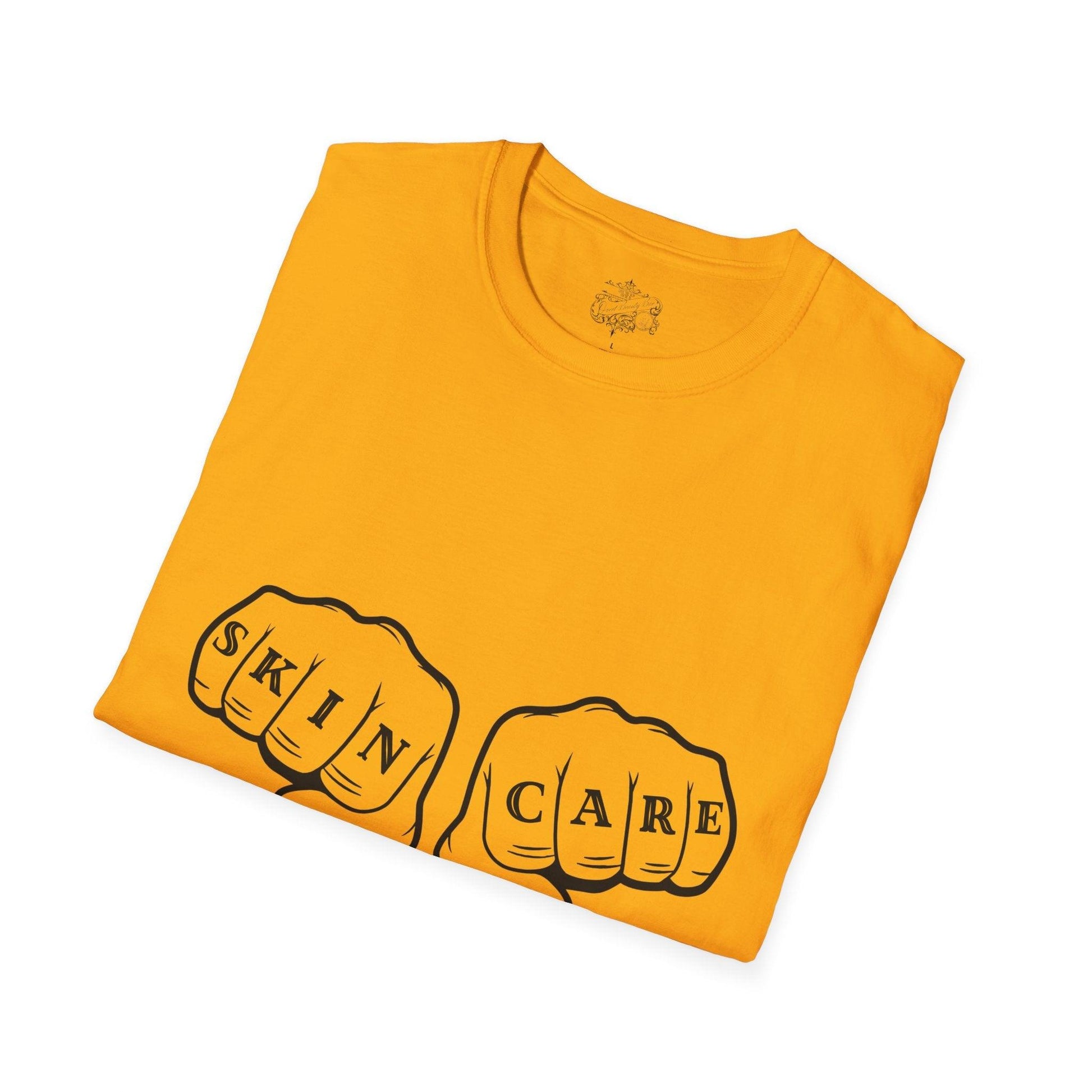 'SKIN CARE' Knuckle Tattoo T-Shirt - Overt Beauty Bar