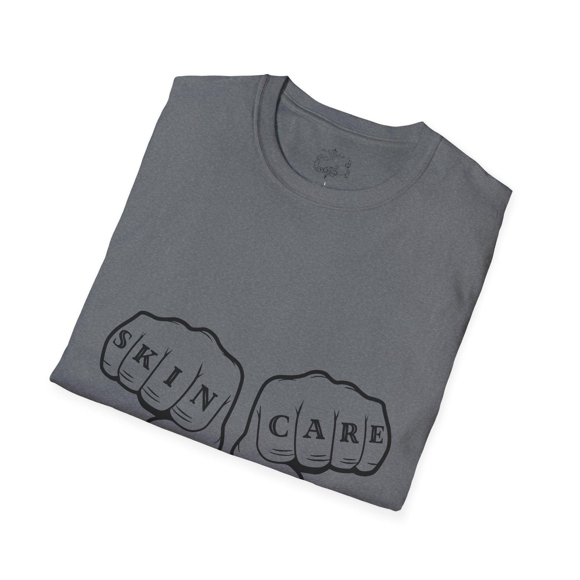 'SKIN CARE' Knuckle Tattoo T-Shirt - Overt Beauty Bar
